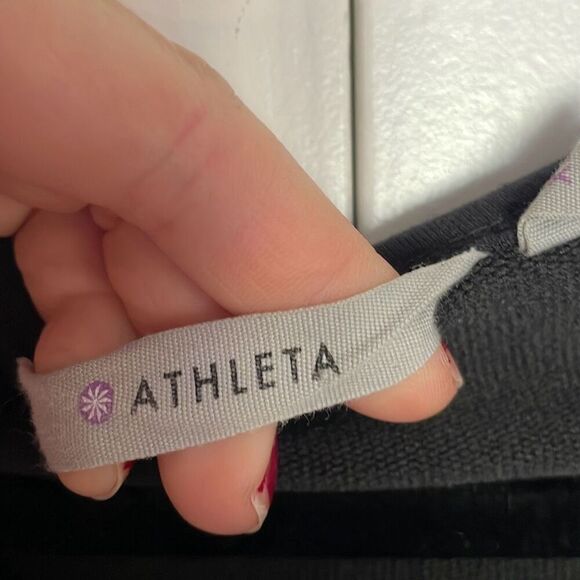 Athleta omega black and grey fitted dress size xs - Picture 3 of 9